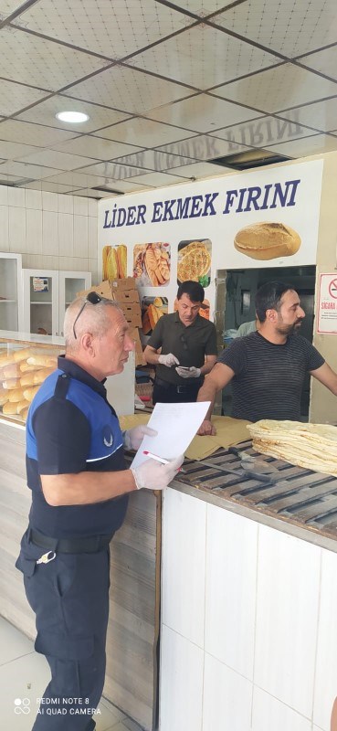 İlçemizde Faaliyet Gösteren Ekmek Fırınları Denetlendi
